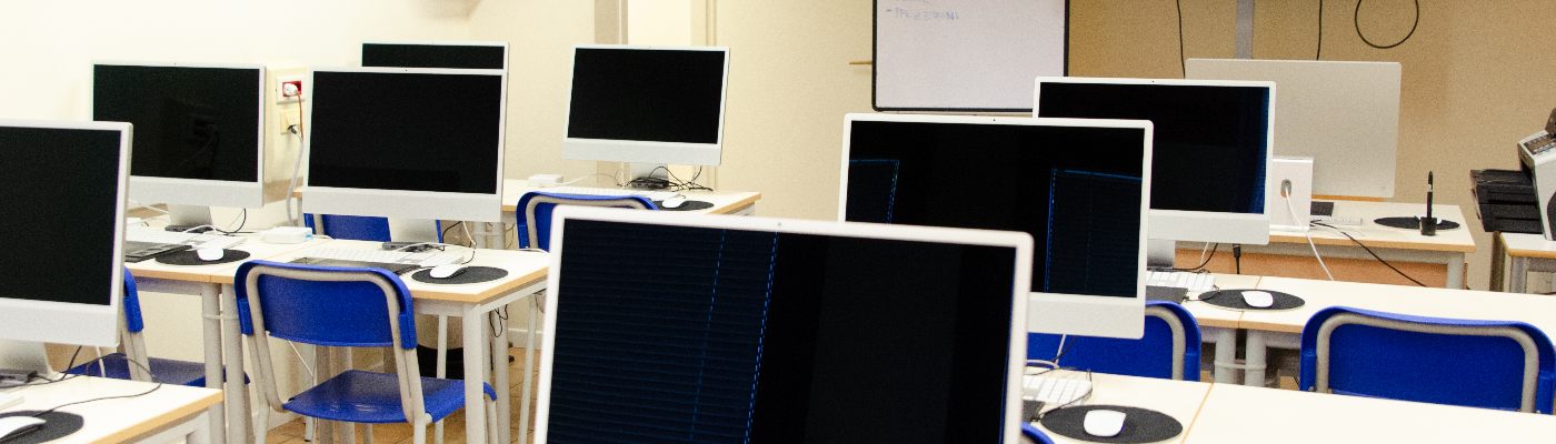 Aula Scuola Comics sede di Padova        corso Illustrazione Digitale