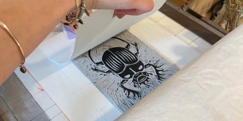 Workshop sulla linoleografia