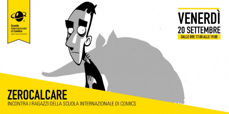 Immagine della news ZEROCALCARE INCONTRA GLI STUDENTI DI SCUOLA INTERNAZIONALE DI COMICS