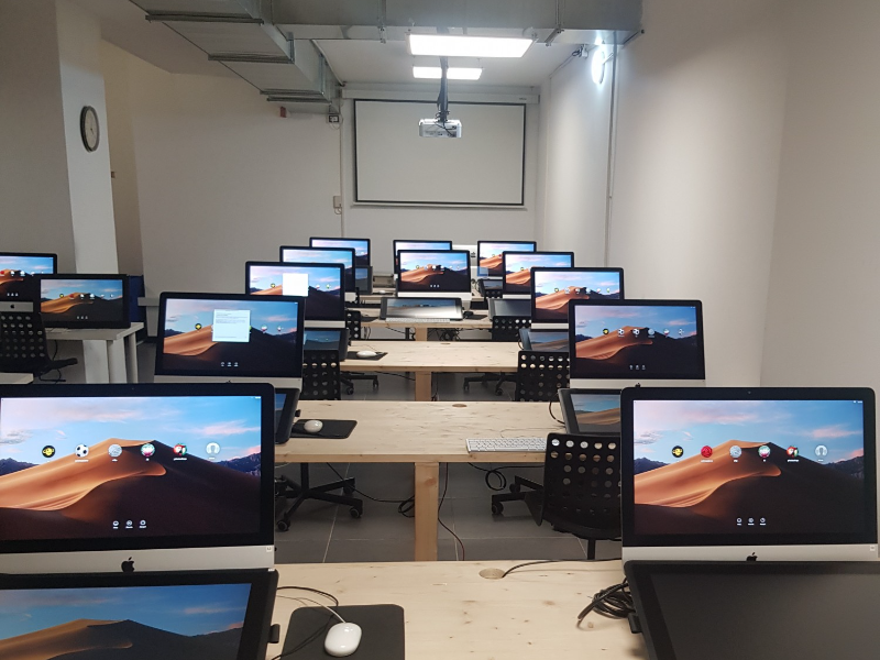 Foto della sede di Roma della scuola Comics